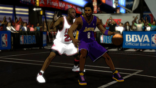 Cel-Shaded Kobe and Jordan Go One-on-One in These <em>NBA 2K12</em> Legends Mode Screens